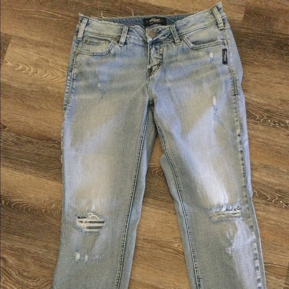 Silver Jeans Aiko Slim Crop Size W29/L31